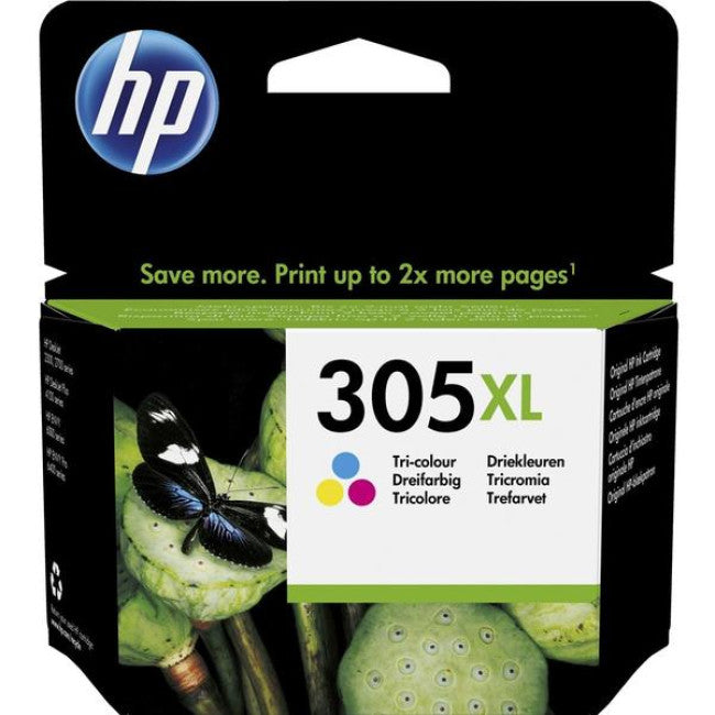 Tinteiro HP 305 XL Original Tricolor (3YM63AE)