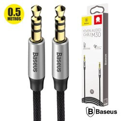 Baseus Cabo Jack 3.5mm Macho / Jack 3.5mm Macho 0.5m