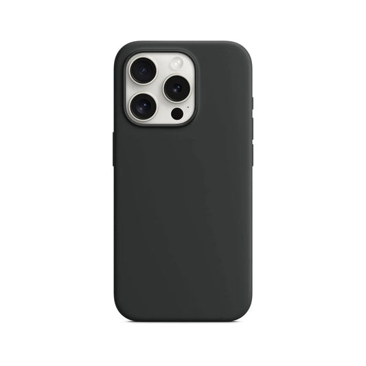 Capa iPhone Silicone iPhone 15 Pro Max Preto