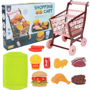 Carrinho de Compras Fast Food 3+ - 29pcs