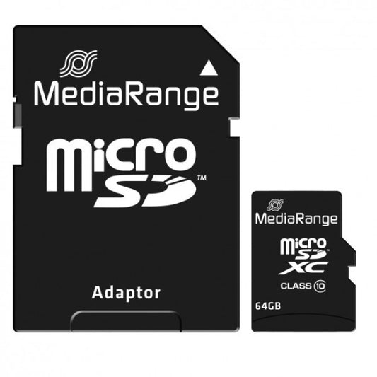 Tarjeta de memoria microSD Kingston CANVAS Select Plus 64GB XC con adaptador / clase 10 / 100 MBs