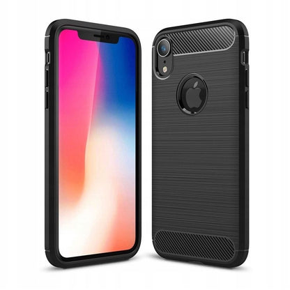 Capa CARBON para IPHONE Xr preto