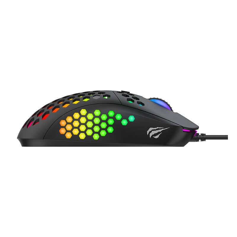 Rato para jogos Havit GAMENOTE MS878 RGB 1000-10000 DPI