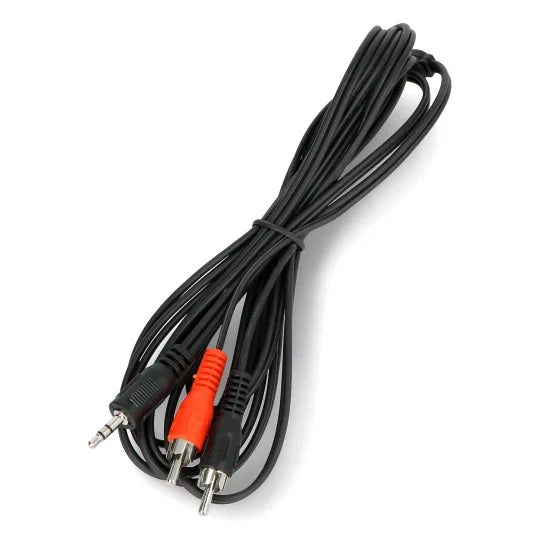 Cable jack 3,5 - 2 x RCA 3m 