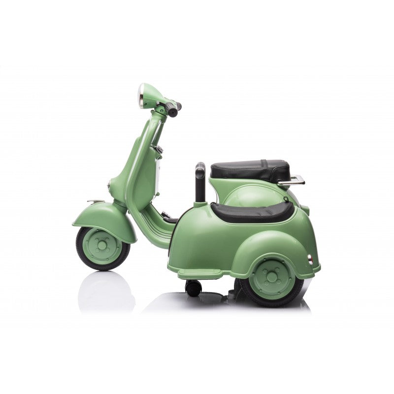 Vespa 150 VL1T com sidecar 6v Verde