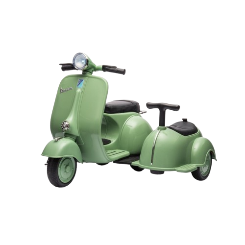 Vespa 150 VL1T com sidecar 6v Verde