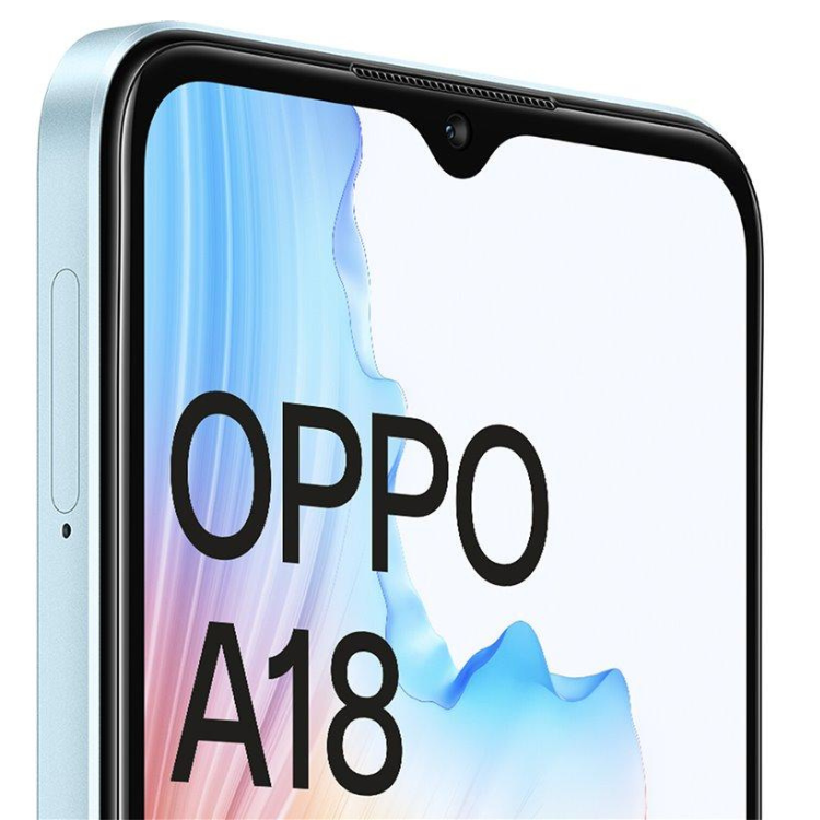 Smartphone OPPO A18 (6.56'' - 4 GB - 128 GB - Azul)