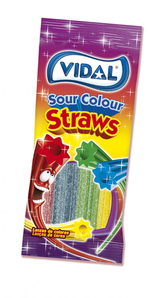 Cadarços Coloridos Gomas 100gr Vidal