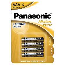 Blister de 4 Pilhas Alcalinas AAA LR03 - PANASONIC