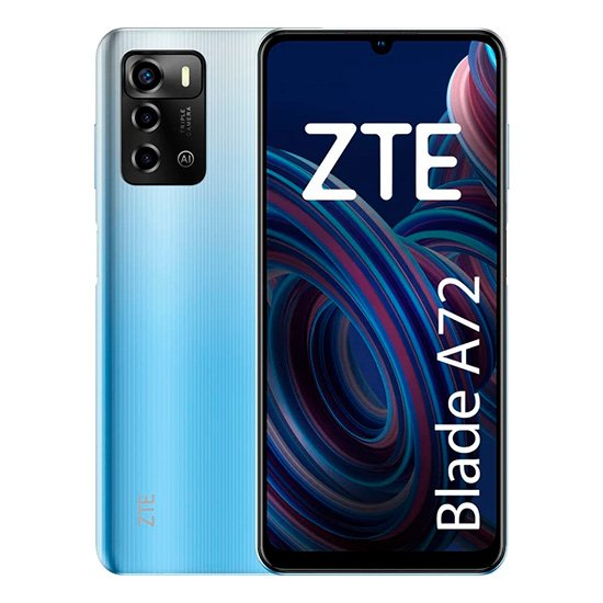 Smartphone ZTE Blade A72 3GB/64GB Dual SIM Skyline Blue