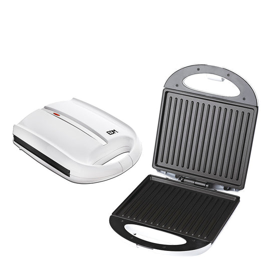 Sandwichera doble grill 1400W 25,5x33x10,5cm EDM.