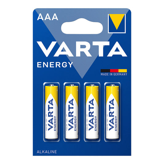 Pilas Varta AAA - LR03 "Energu Value Pack" (4 UN BLISTER) Ø10.5X44.5mm