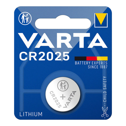 Varta Pila Micro Botón Litio CR2025 3V (Blister 1 UN) Ø20.0X2.5mm