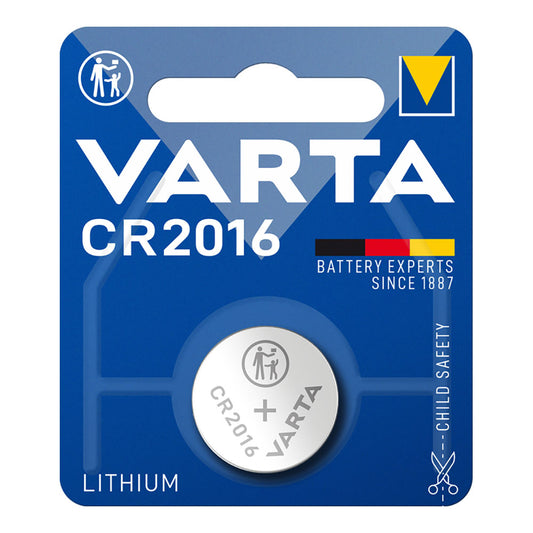 Varta CR2016 Pila Botón Micro Litio 3V (Blister 1 UN) Ø20.0X1.6mm