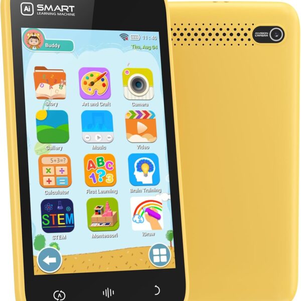 Telefone infantil, tela sensível ao toque de 3,97"