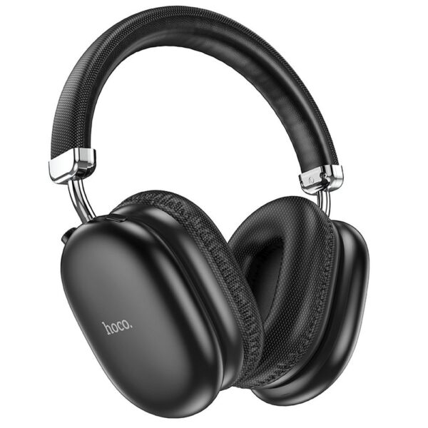 Fones de ouvido supra-auriculares sem fio Hoco W35 Max Preto