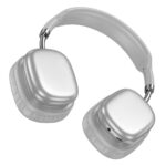 Fones de ouvido supra-auriculares sem fio Hoco W52 prateados - Image 2