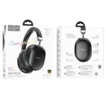 Fones de ouvido supra-auriculares sem fio Hoco W35 Max Preto - Image 7