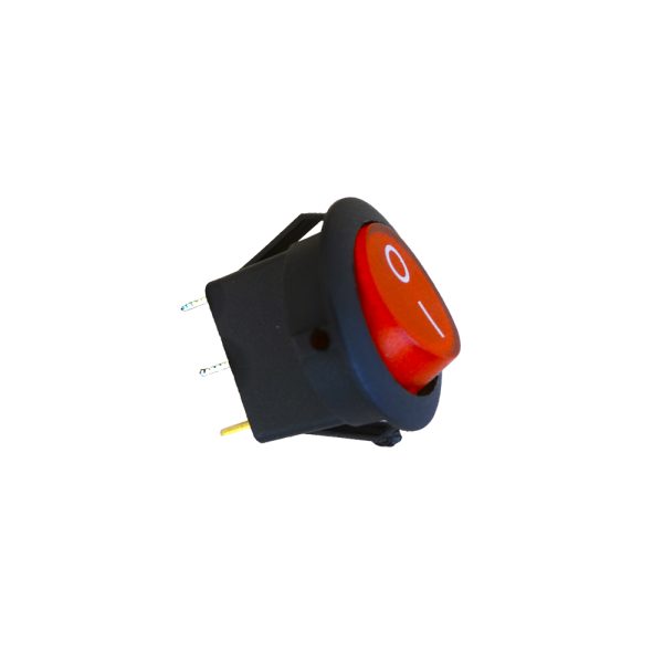 Interruptor redondo de Encastrar 6A