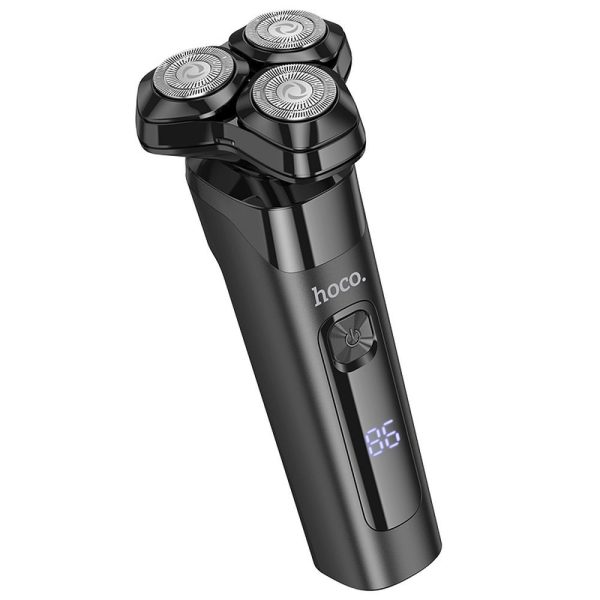 Maquina de Barbear HOCO de três lâminas HP32 Preta