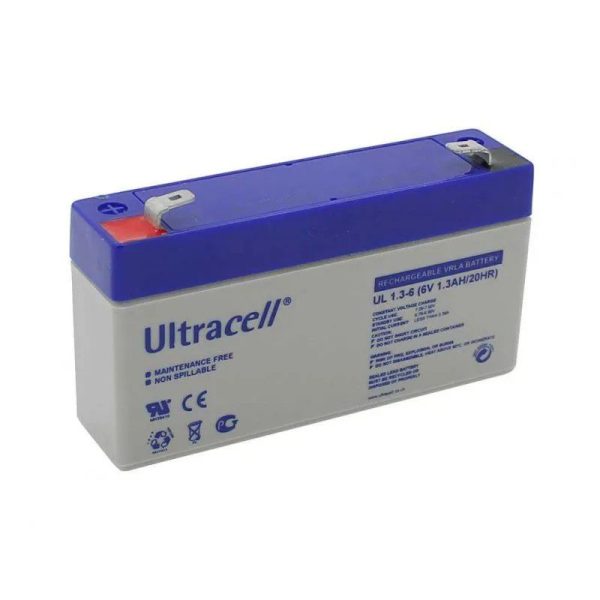 Bateria de chumbo Ultracell UL1.3-6 6V 1.3Ah