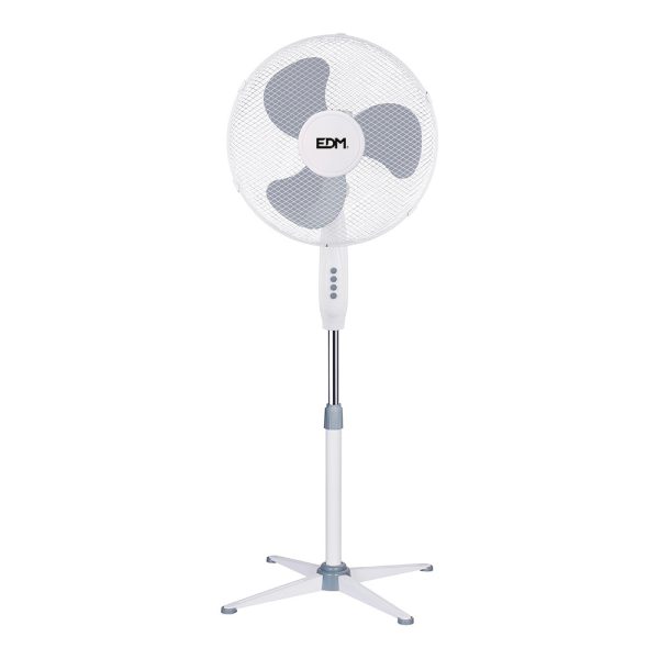 Ventoinha de Pé Branco Potência EDM