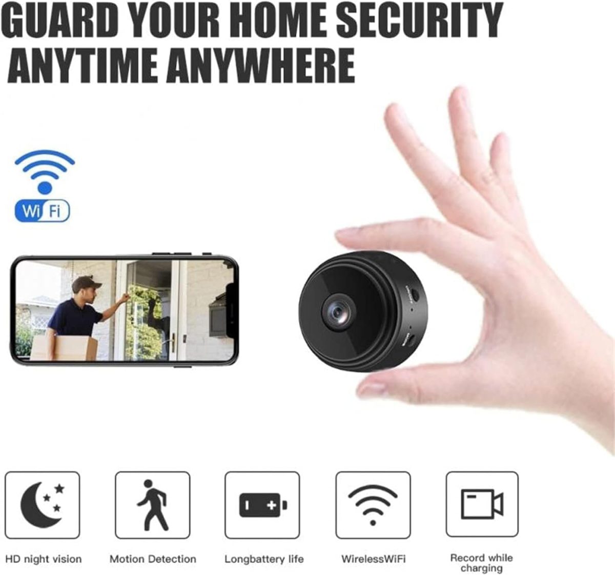 Mini Camera de Vigilancia HD A9 MW101P - Image 6