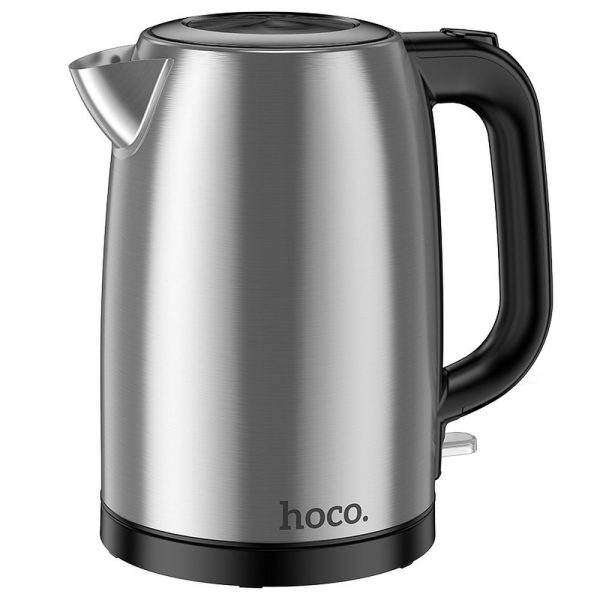 Chaleira elétrica HOCO de aço inoxidável 1,7L HE12 aço inoxidável