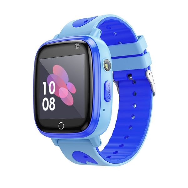 Relógio inteligente infantil HOCO com função de chamada 2G Y100 azul