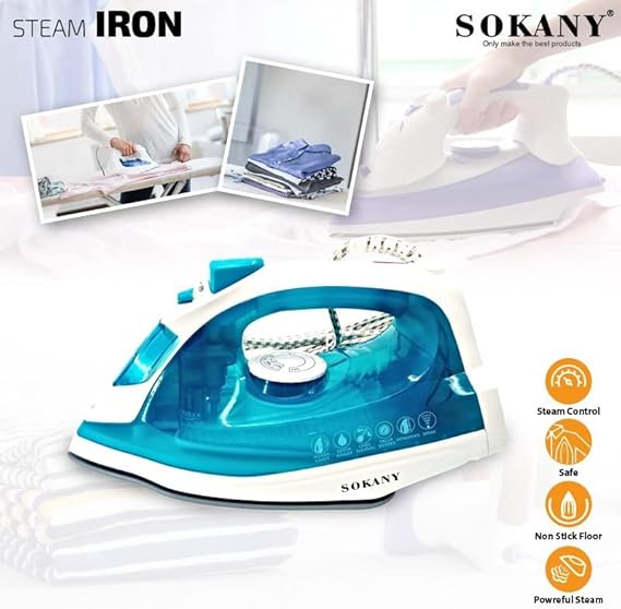 Ferro A Vapor 1600W Sokany