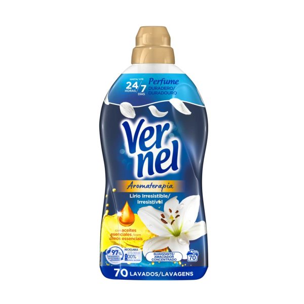Vernel Amaciador Roupa Concentrado Azul 70Doses