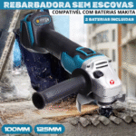 Rebarbadora Profissional 9000RPM 2 Baterias + Mala de Transporte - Image 2