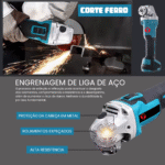 Rebarbadora Profissional 9000RPM 2 Baterias + Mala de Transporte - Image 3