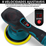 Máquina de Polimento e Enceramento Sem Fio – 6 VELOCIDADES| 2 Baterias - Image 3