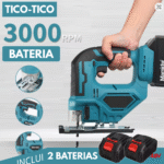 Serra Tico-Tico Elétrica a Bateria (Lithium Electric Curve Saw) – Kit Completo