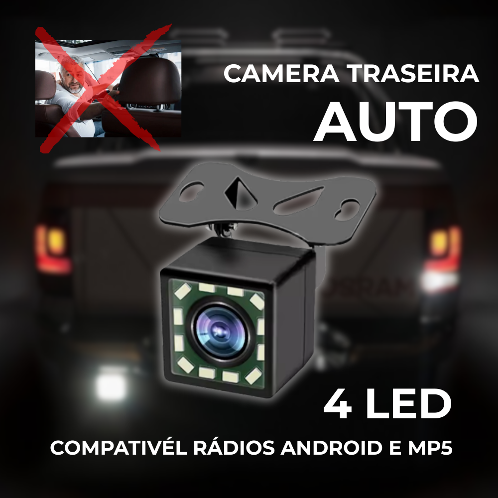 7l (43) Câmera de Marcha-atrás para Carro – Modelo 4LED à Prova d’Água - Image 1