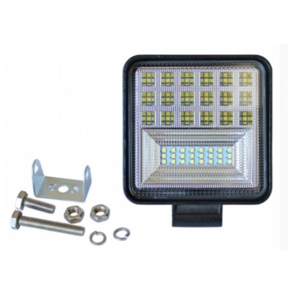 Farol LED Retangular de Trabalho 48W - Super Potente e Resistente