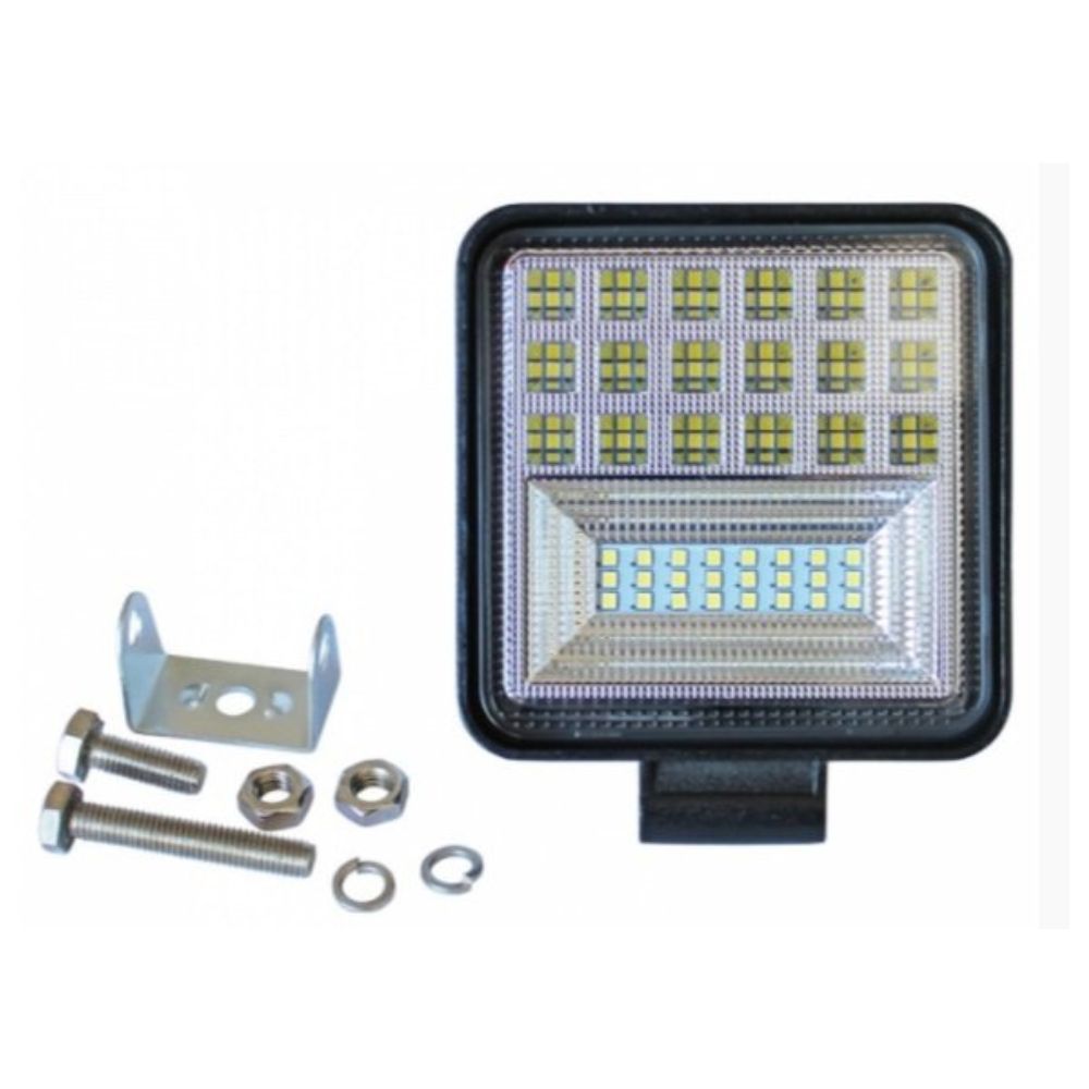 Design sem nome (2) Farol LED Retangular de Trabalho 48W - Super Potente e Resistente - Image 1