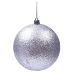 Conjunto de Bolas de Natal Prateadas (4 unidades) - Image 3
