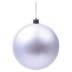 Conjunto de Bolas de Natal Prateadas (4 unidades) - Image 4