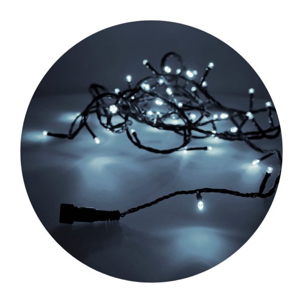 Luzes LED Easy Connect 4m – 60 LEDs Frios IP44 – Interior/Exterior