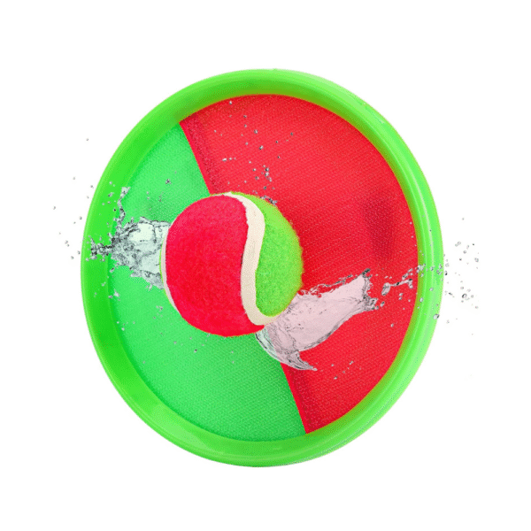 Jogo de Bola com Velcro – 2 Discos 20 cm + 1 Bola