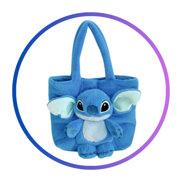 Mala de Pelúcia Azul – Estilo Personagem Alienígena