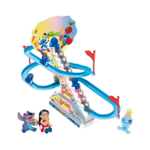 Pista Divertida com Escada Rolante – Lilo & Stitch