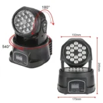 RGBW Mini Moving Head Light 18x10w - Image 3