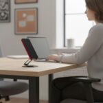 Suporte dobrável 360º Para Mesa Cinza - FORCELL F-GRIP 3 - Image 4