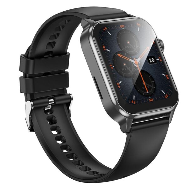 Smartwatch Hoco 1,81" TFT IPX4 GPS com função de conversação Y26 preto