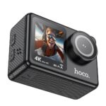 Câmera esportiva Hoco com dois displays 1,3" + 2" 4K/30fps DV101 preta - Image 2