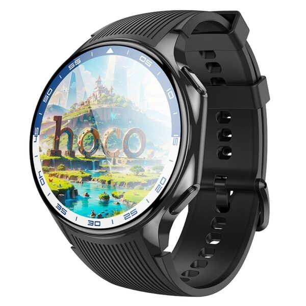Smartwatch Hoco 1,43" AMOLED IP67 com função de chamada Y24 Preto