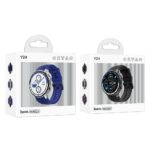 Smartwatch Hoco 1,43" AMOLED IP67 com função de chamada Y24 Preto - Image 5